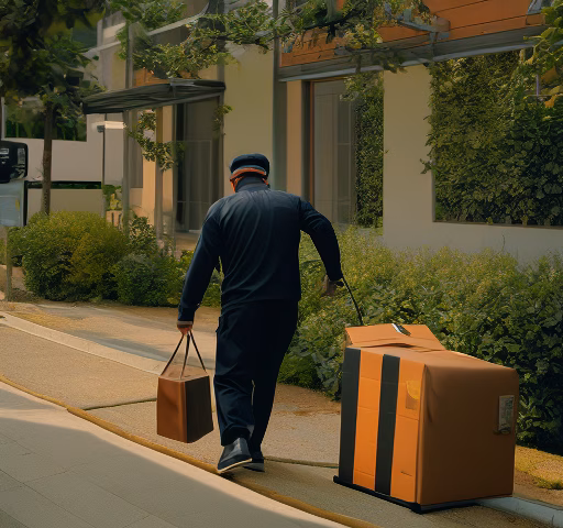FedEx delivery scene
